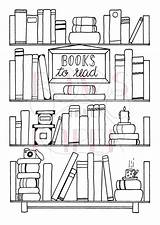 Bible Bookcase Coloring Pages sketch template