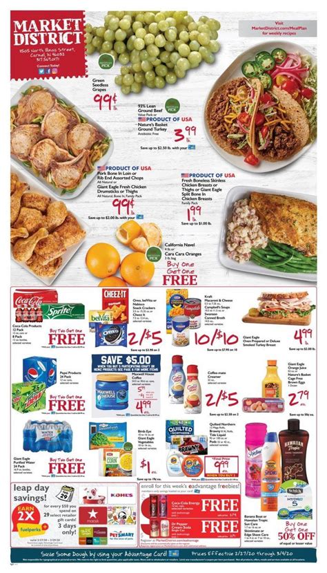 Giant Eagle Weekly Ad Feb 27 – Mar 4, 2020