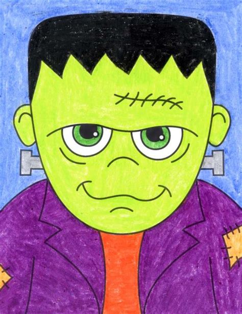 How to Draw Frankenstein · Art Projects for Kids