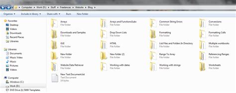 Find and List all Files and Folders in a Directory - VBA and VB.Net ...