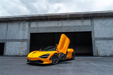 2020 McLaren 720s Spider Orange For Rent | MVP Miami Exotic Rentals