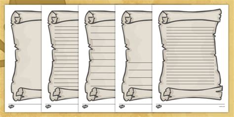 Pirate Scroll Template Free - FREE PRINTABLE TEMPLATES