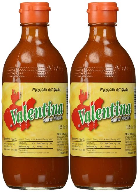 Amazon.com : Valentina Salsa Picante Mexican Hot Sauce - 12.5 oz. (Pack ...