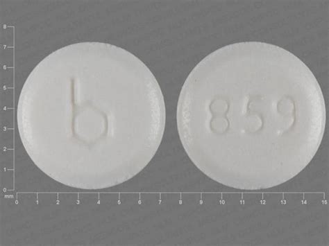 B 859 Pill White Round 7mm - Pill Identifier