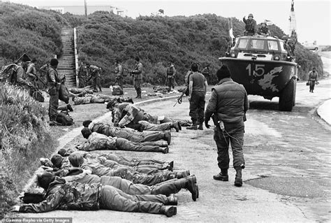 , Hundreds flock to Falkland Islands beaches declared free of LANDMINES after 1982 war with ...