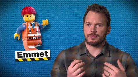 The Lego Movie: Chris Pratt "Emmet" On Set Movie Interview - YouTube