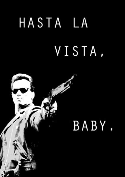 "Hasta la vista, baby." Graphic/Illustration art prints and posters by Andre Bacchi - ARTFLAKES.COM