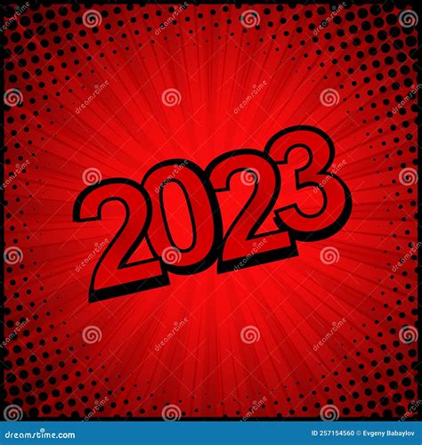 Colorful Web Template Comic Zoom New Year 2023 - Vector Stock Vector - Illustration of symbol ...