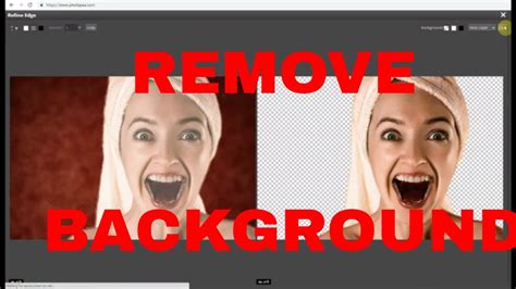 Remove Background online free easy! Photopea tutorial - YouTube