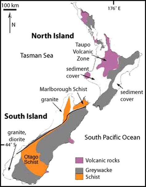 Alpine Fault, New Zealand by Taylor Peacock - Structural geology of...