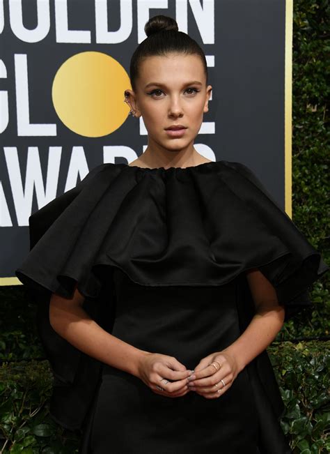 Millie Bobby Brown – Golden Globe Awards 2018 in Beverly Hills