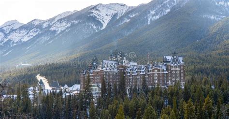 Fairmont Banff Springs Hotel, Canada Stock Image - Image of alberta, landscape: 172692941