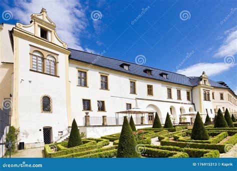 Gardens of Palacky University, Olomouc Town, Moravia, Czech Republic ...