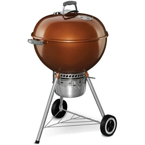 Weber 14402001 Original Kettle Premium Charcoal Grill, 22-Inch, Copper ...