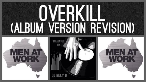 Men at Work - Overkill (Album Version Revision) - YouTube