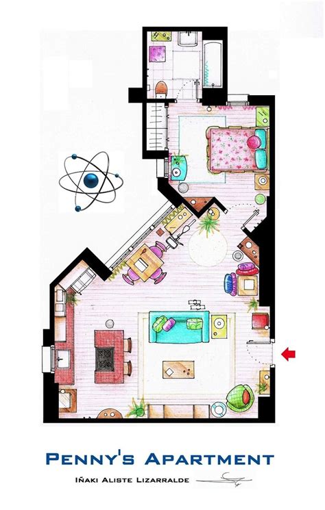 Penny's apartment (Big Bang Theory) | Cards | Pinterest | Teorie velkého třesku a Citáty