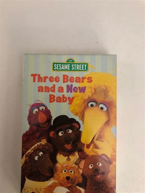 Sesame Street Three Bears And A New Baby Vhs Picclick