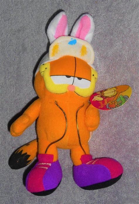 Garfield+the+Cat+8+Inch+Easter+Plush+Stuffed+Animal+Toy+Paws+Holiday ...