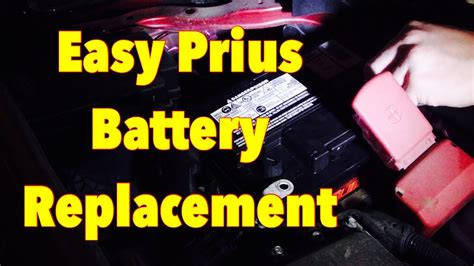 2016 Toyota Prius 4 12v Battery Replacement - YouTube