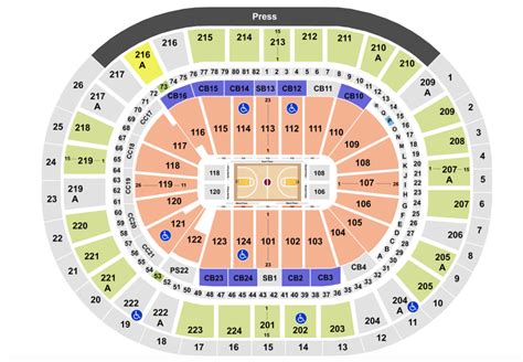 Wells Fargo Center Seating Chart + Rows, Seats and Club Seats