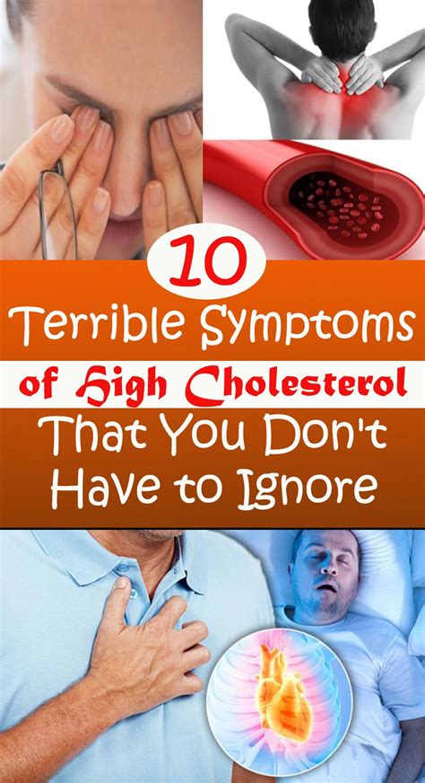 10 Terrible Symptoms of High Cholesterol That You Don't Have to Ignore - Healthy Lifestyle