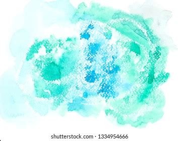 Blue Watercolor Stain Color Shades Paint Stock Illustration 1334954666 ...