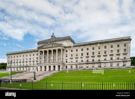 Stormont, the parliament building of the Northern Ireland Assembly where the Northern Ireland ...