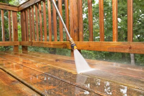 How to Power Wash a Wood Deck