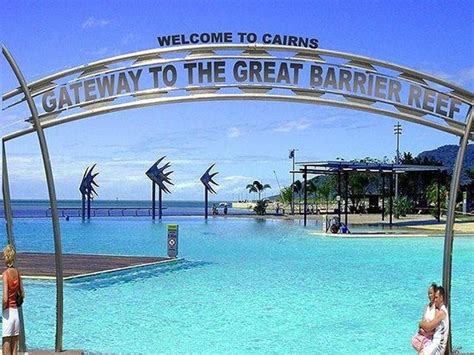 Most beautiful rail station ever - Review of Cairns Esplanade Lagoon, Cairns, Australia ...