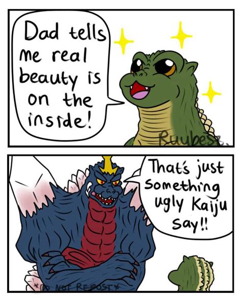 Procrastination — SpaceGodzilla tried to be savage but it backfired…... | Godzilla funny ...