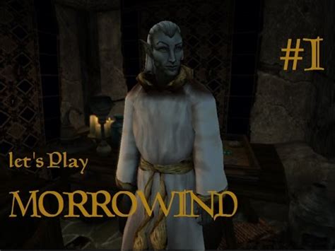 Let's Play Morrowind-#1-The Dark Elf Balthazar - YouTube