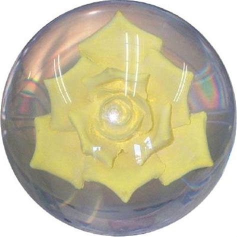 Clear Yellow Rose Ball Bowling Balls + FREE SHIPPING