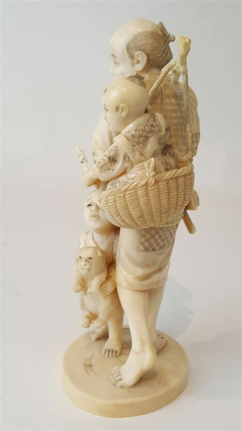 Antiques Atlas - 19th Century Japanese Meiji Period Ivory Carving