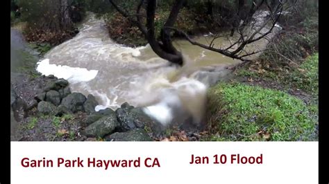 Hayward 2017 California Garin Park Jordan Pond January Winter Weather Storm Flood Video - YouTube