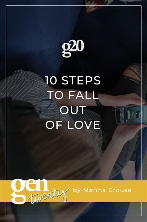 10 Steps To Fall Out of Love - Signs, Tips, and a Playlist (And A Playlist) - GenTwenty