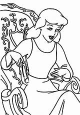 Wecoloringpage Drizella Cinderella Ingrahamrobotics Sketch Coloring Page sketch template