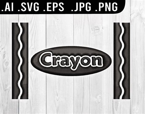 Crayola Logo Stencil