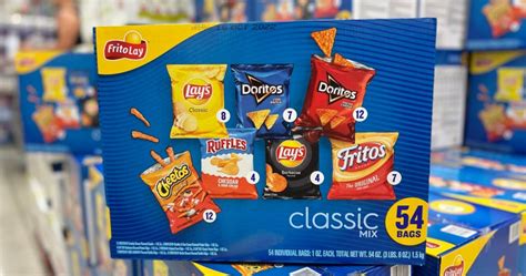 Frito Lay Variety Pack 54-Count Box Only $14.89 at Costco (Just 28¢ Per Bag) | Hip2Save