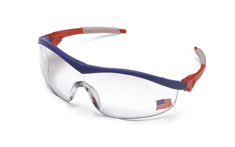 CREWS, Wraparound Frame, Half-Frame, Safety Glasses - 3WME1|ST140 - Grainger