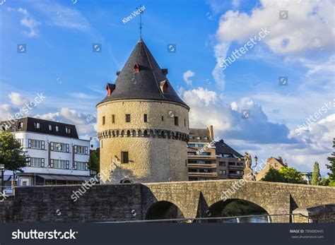 Broel Towers Broeltorens Monument Landmark Kortrijk Stock Photo ...