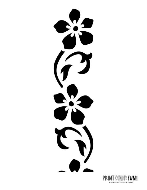 Free Printable Flower Stencil Designs - Printable Templates