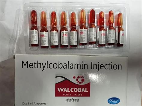 Walcobal Methylcobal Injection, 10*1ml, 2500 at Rs 35/piece in Nagpur | ID: 26928872033