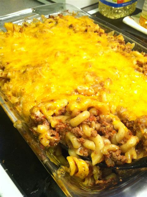 Cheesy Hamburger Casserole - very delicious, and simple to make! Make ...