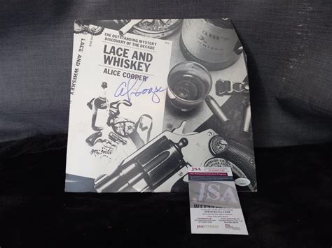 Alice Cooper - Lace and Whiskey - Vinyl Signed by Alice - Catawiki