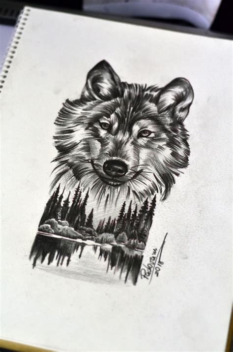 wolf tattoo sketch - Thiago Padovani Wolf Tattoos, Animal Tattoos, Wolf Design, Tattoo Sketches ...