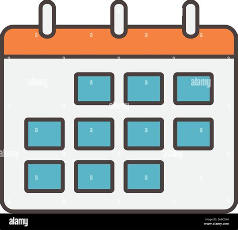 calendar reminder on white background vector illustration Stock Vector ...