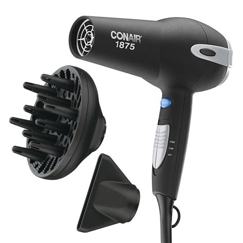 Conair 1875-Watt Ionic Ceramic Hair Dryer with Diffuser and ...