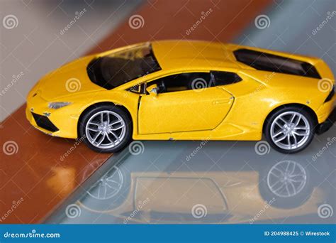 Yellow Lamborghini Sports Car Editorial Image | CartoonDealer.com ...