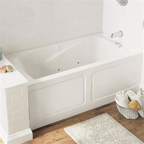 American Standard Evolution 32-in W x 60-in L White Acrylic Hourglass Right Drain Alcove ...