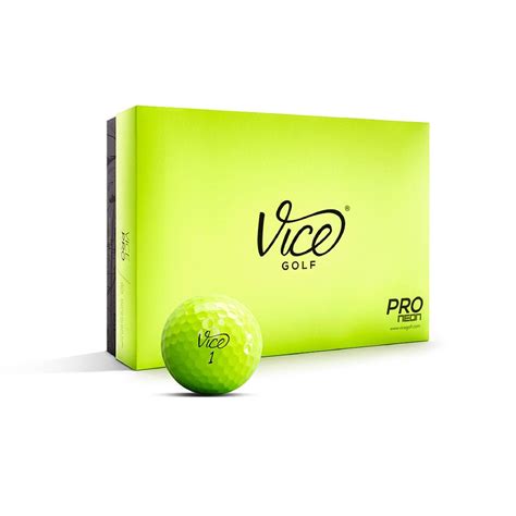 Vice Pro Golf Balls - Neon Lime | Pro golf, Golf ball, Golf